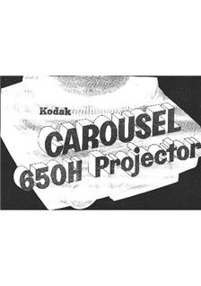 Kodak Carousel 650 manual. Camera Instructions.